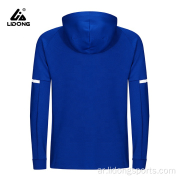 شعار مخصص للجنسين الرياضية الكاملة zip up hoodie